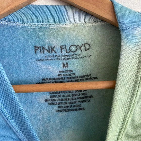 Pink Floyd Tie Dye Graphic Pullover Sweatshirt - Picture 6 of 8